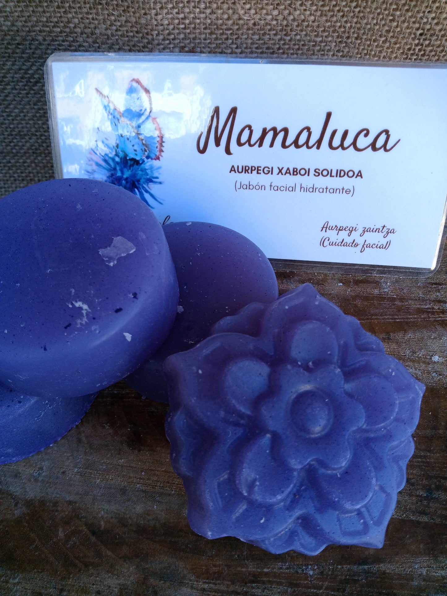 MAMALUCA . Jabón facial pieles secas