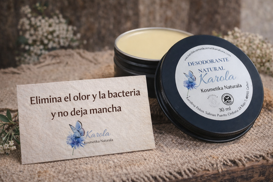 Desodorante Natural Sólido - Protección Eficaz, Hidratante y Antibacteriano
